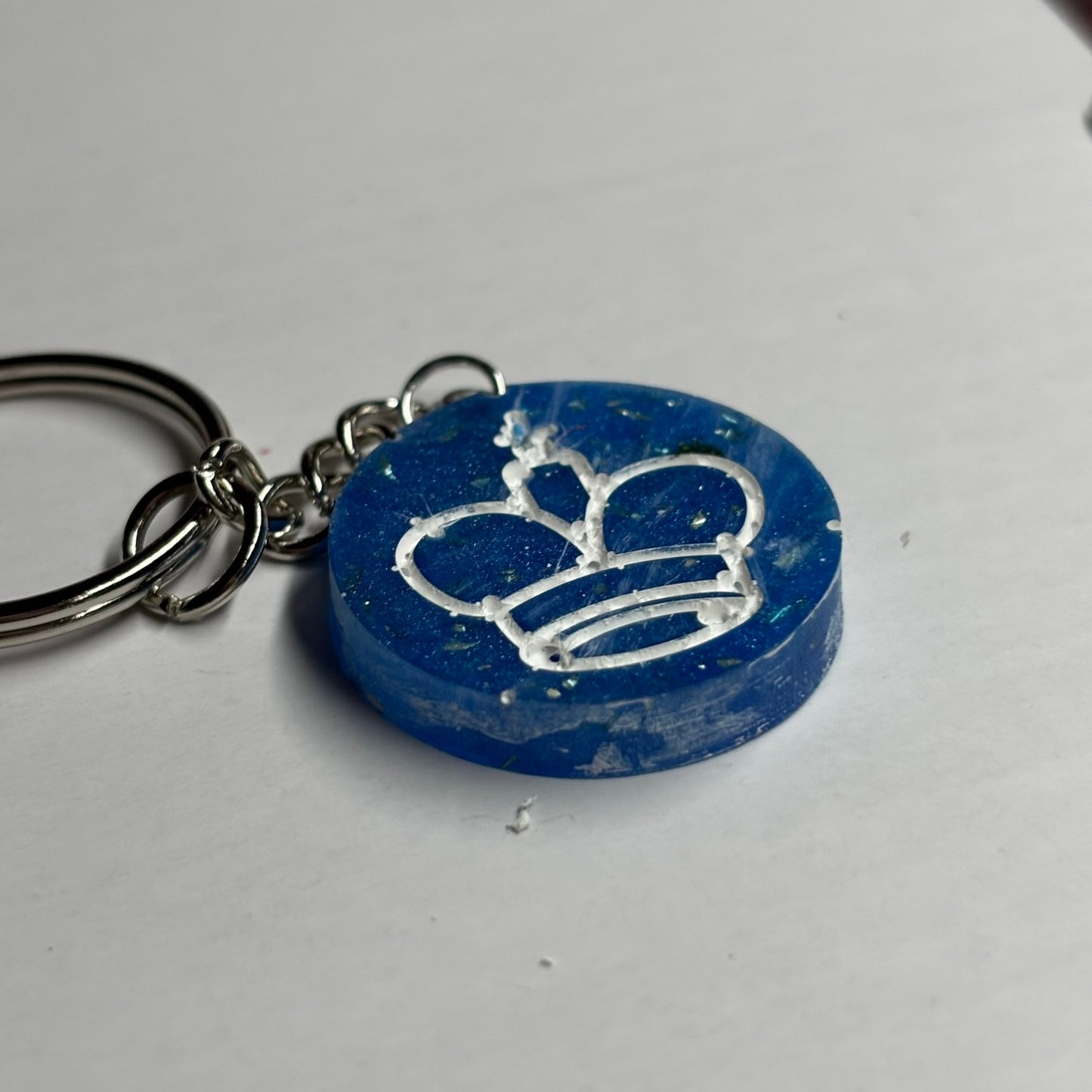 Blue King - Handmade Resin Keychain