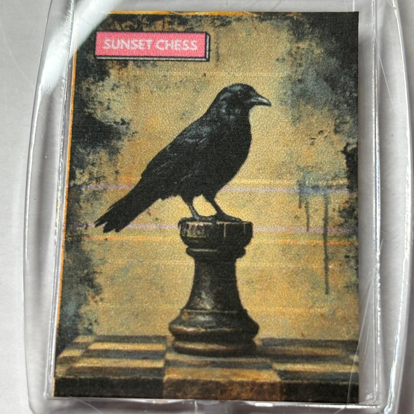 Raven Rook - Chess  Photo Keychain