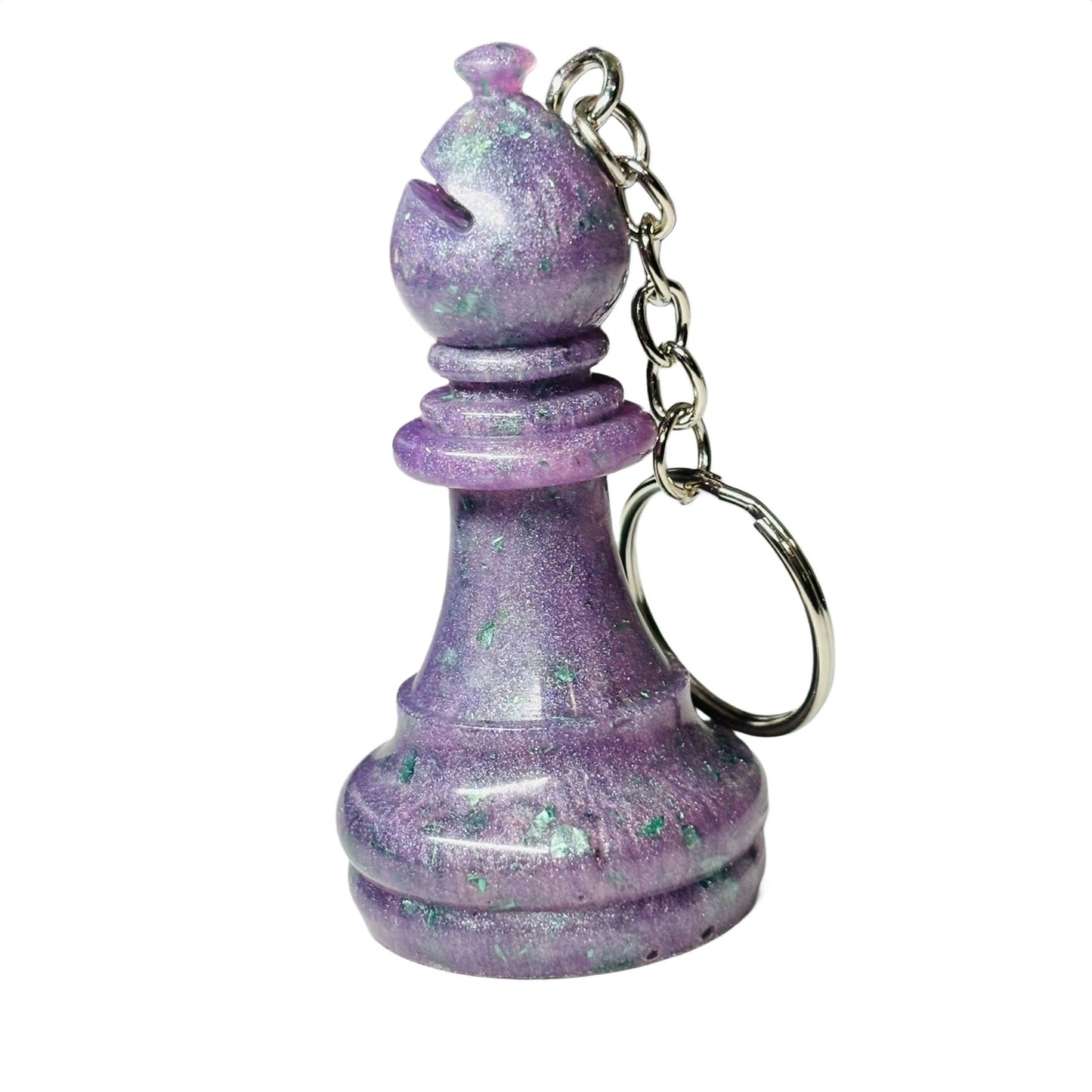 Supreme Purple Bishop - Handmade Resin Keychain - Large Edition