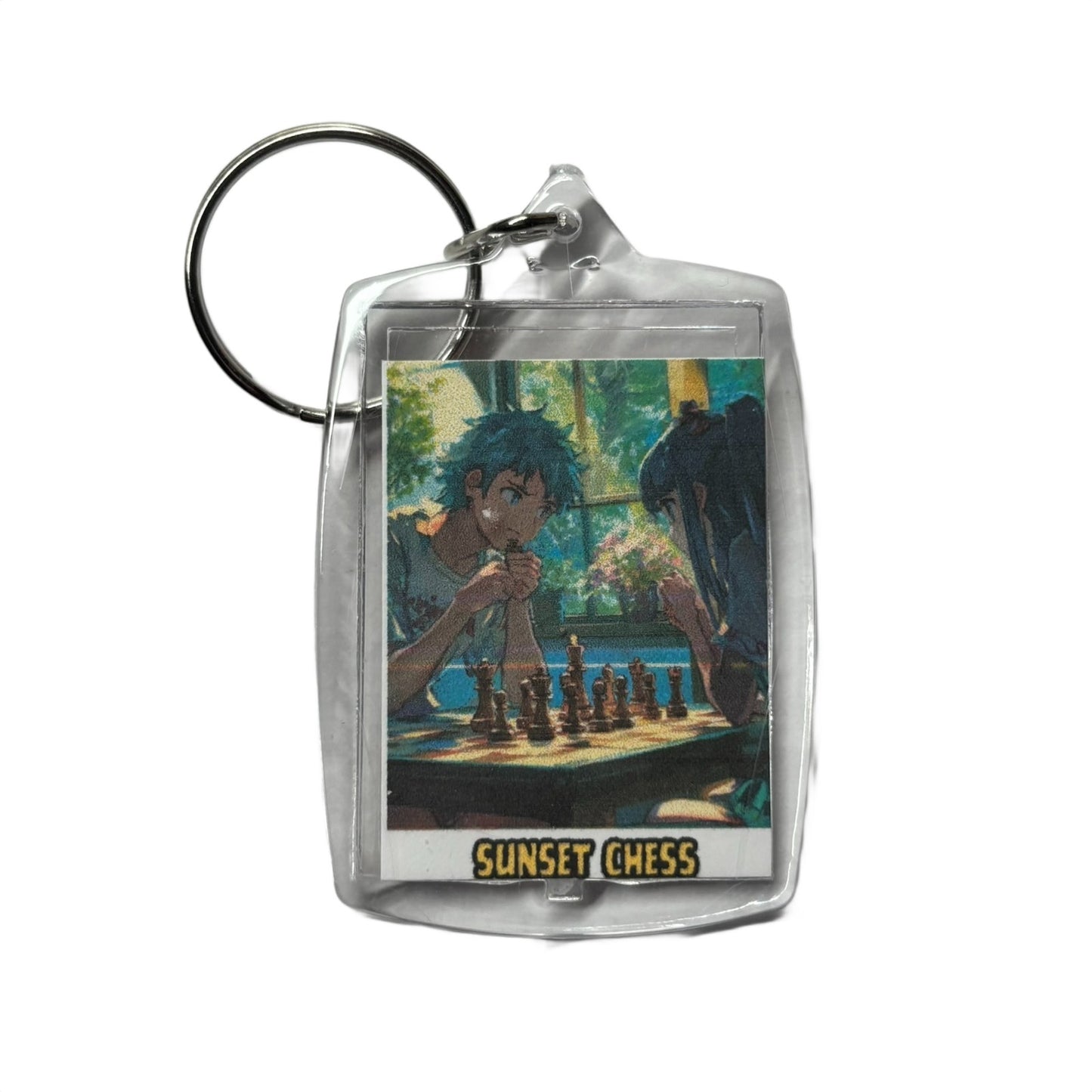 Anime Battle - Chess  Photo Keychain