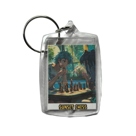 Anime Battle - Chess  Photo Keychain