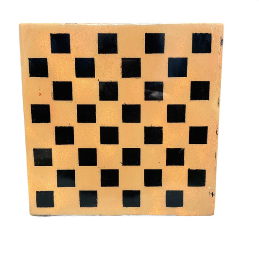 Simple Brown - Resin Coated Chess Board