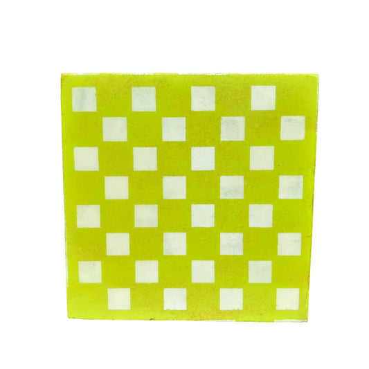 Lemon Green - Resin Coated Chess Board