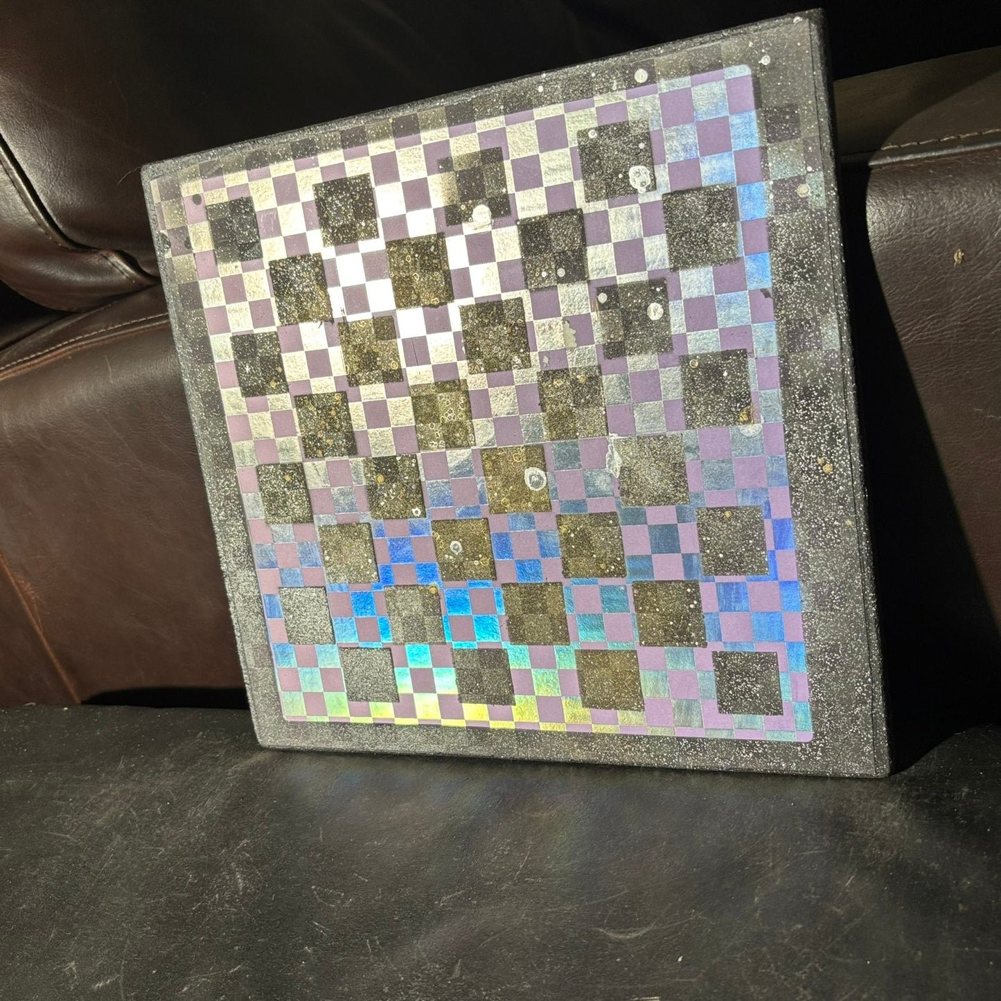 Mini Shine Squares - Scrapbook Chess Board
