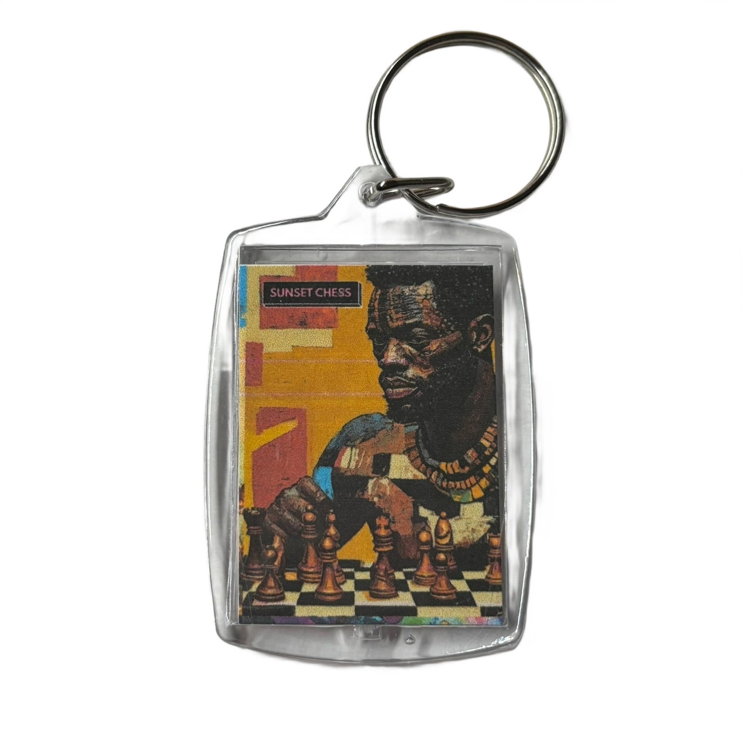 African Prince - Chess  Photo Keychain