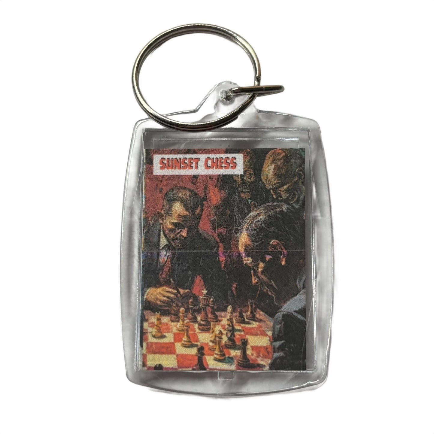 The Backroom - Chess  Photo Keychain