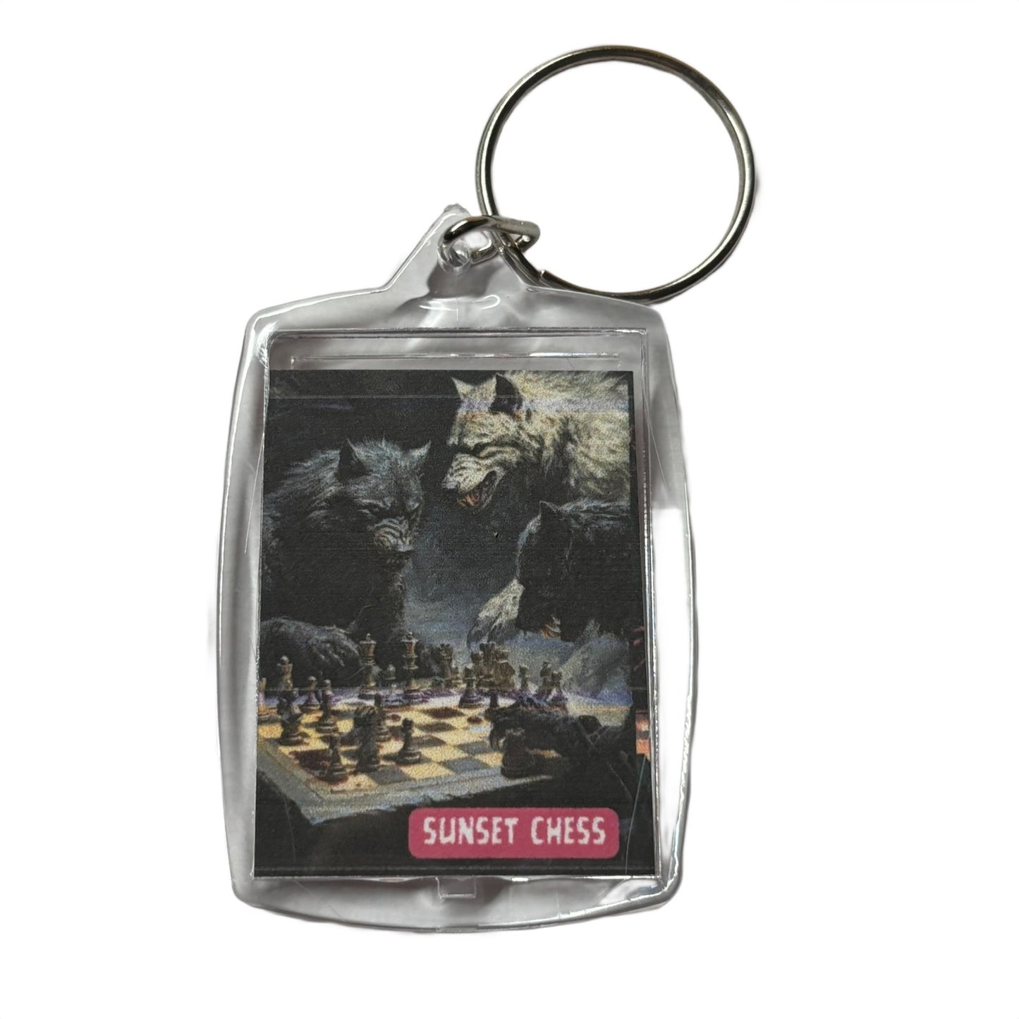 Fierce Beasts - Chess  Photo Keychain
