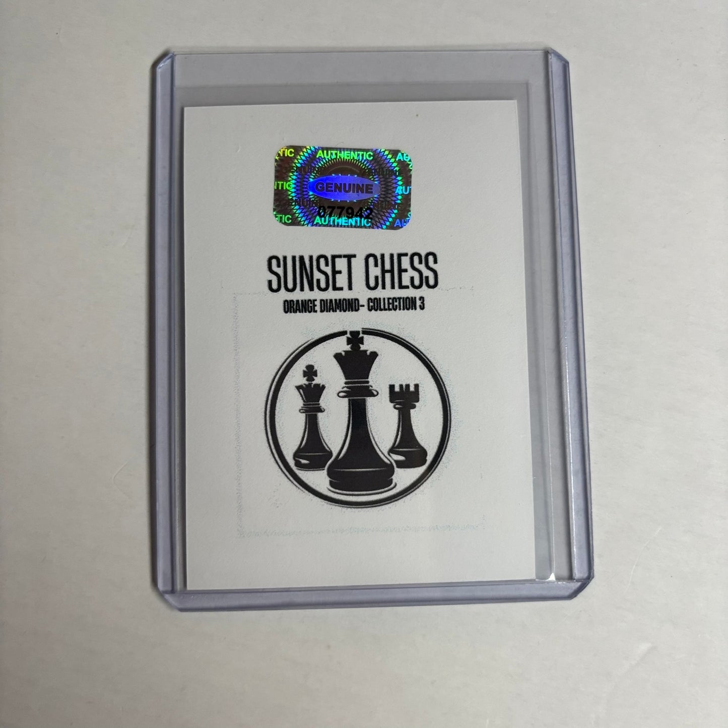 Orange Diamond Collection 3 - Trading Card