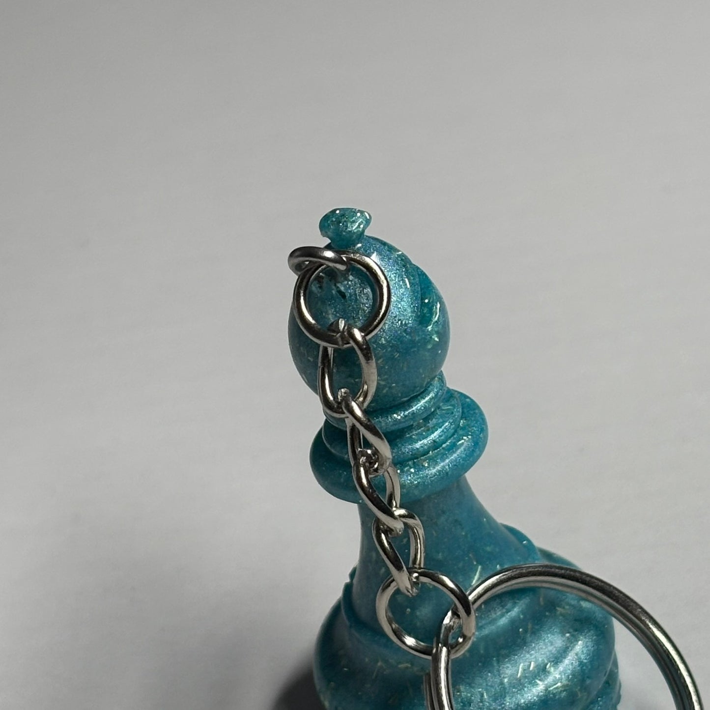 Royal Blue Bishop - Handmade Resin Keychain