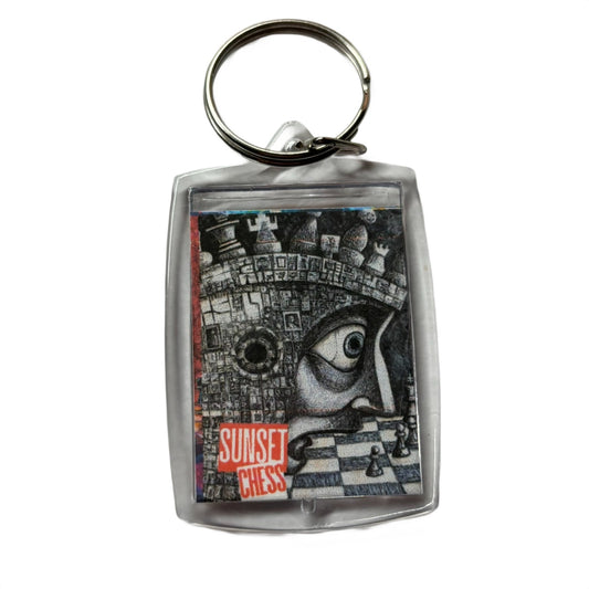 Yikes Face - Chess  Photo Keychain