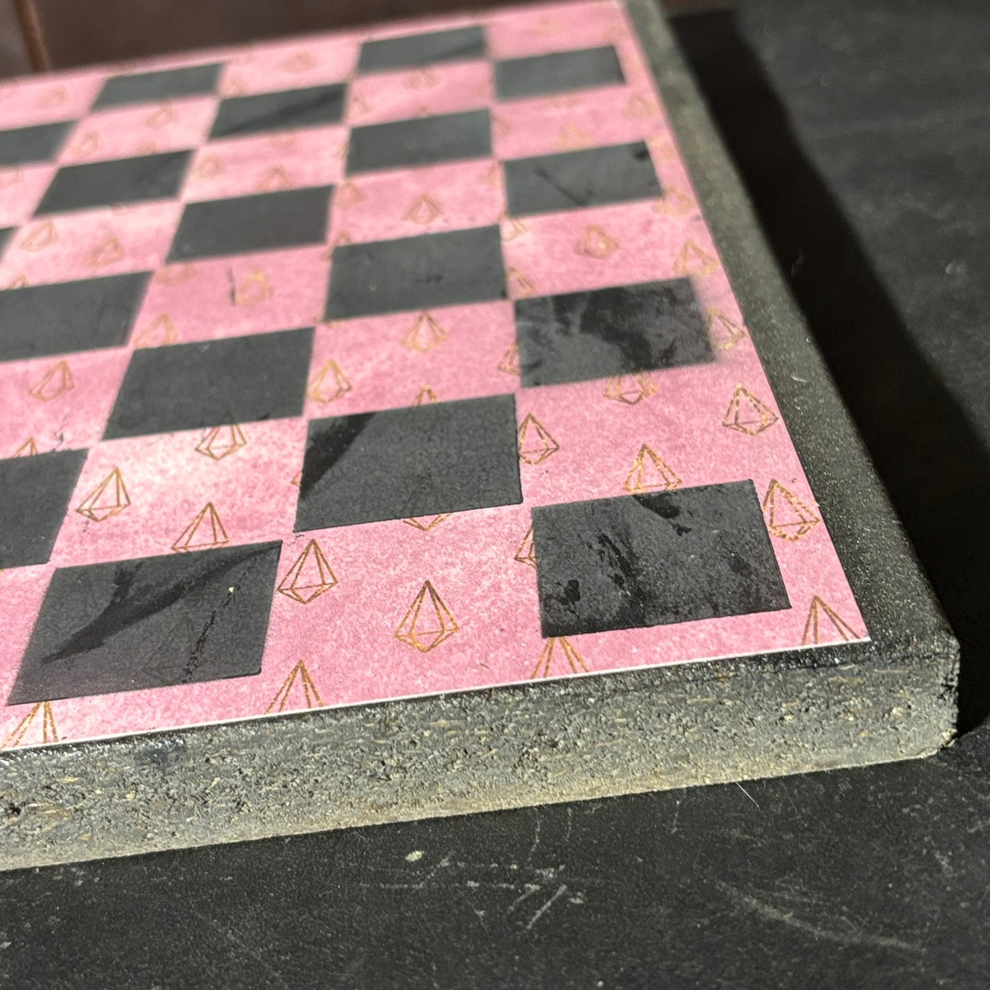 Vintage Pattern - Scrapbook Chess Board
