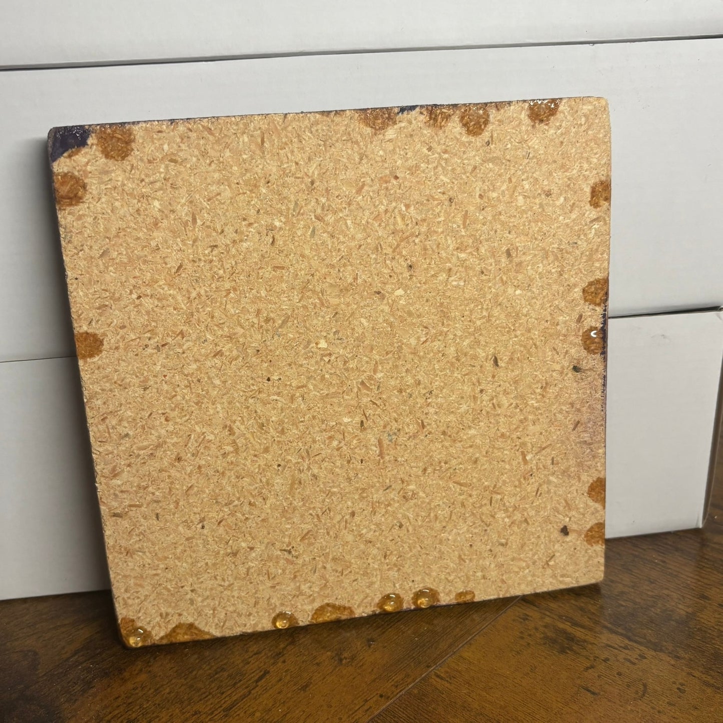 Purple & Orange - Resin Coated Chess Board