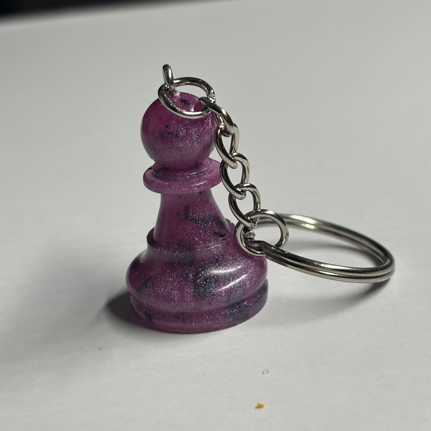 Purple Pawn - Handmade Resin Keychain
