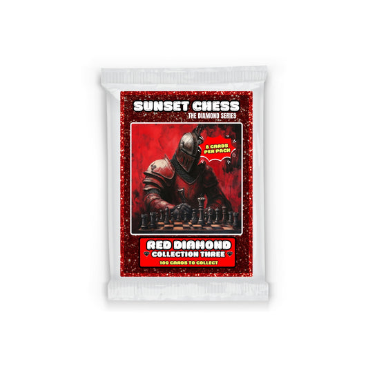 Red Diamond Part 3 - Sunset Chess Scrapbook Card Pack