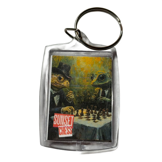 Reptiles - Chess  Photo Keychain
