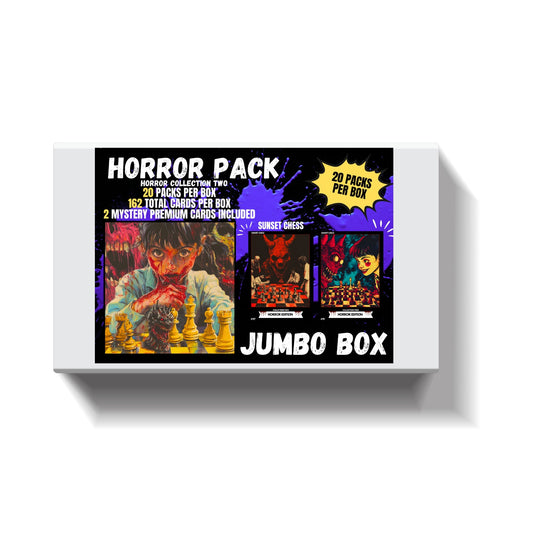 Horror Pack 2 - Jumbo Box Pack - Chess Trading Cards