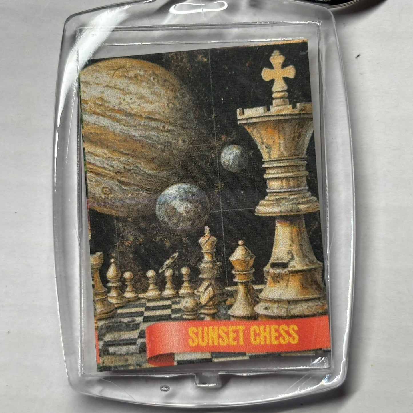 Galaxy - Chess  Photo Keychain