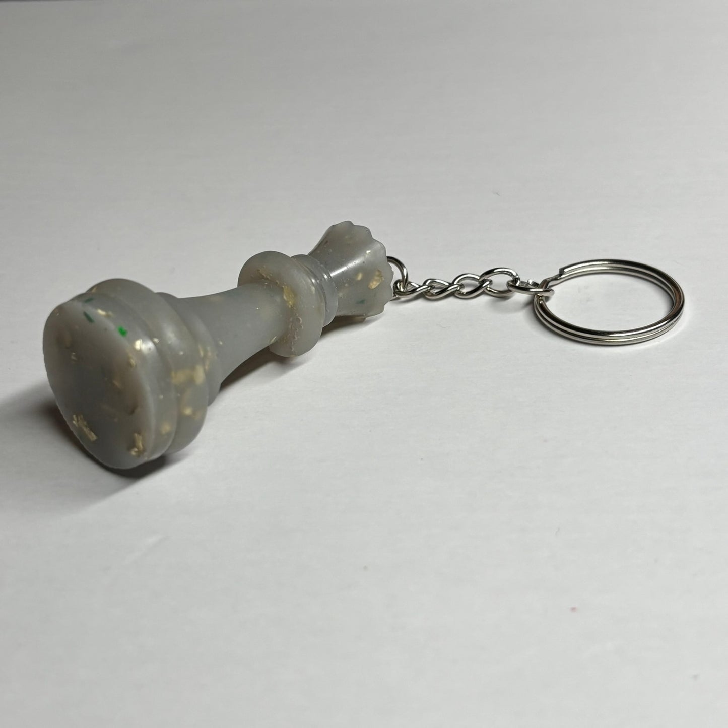 White Crystal Queen - Handmade Resin Keychain