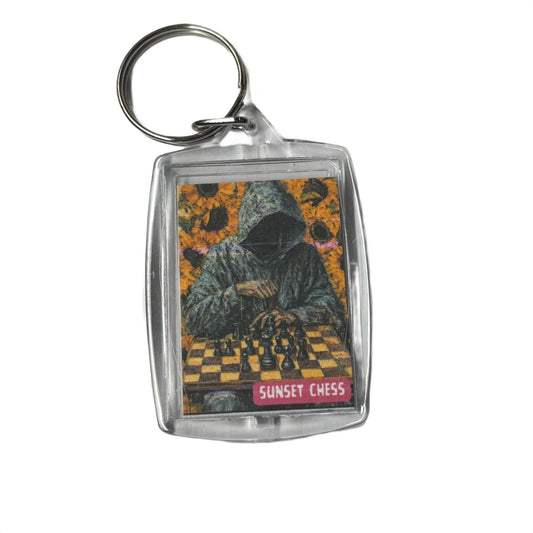 Hoodie Man - Chess  Photo Keychain