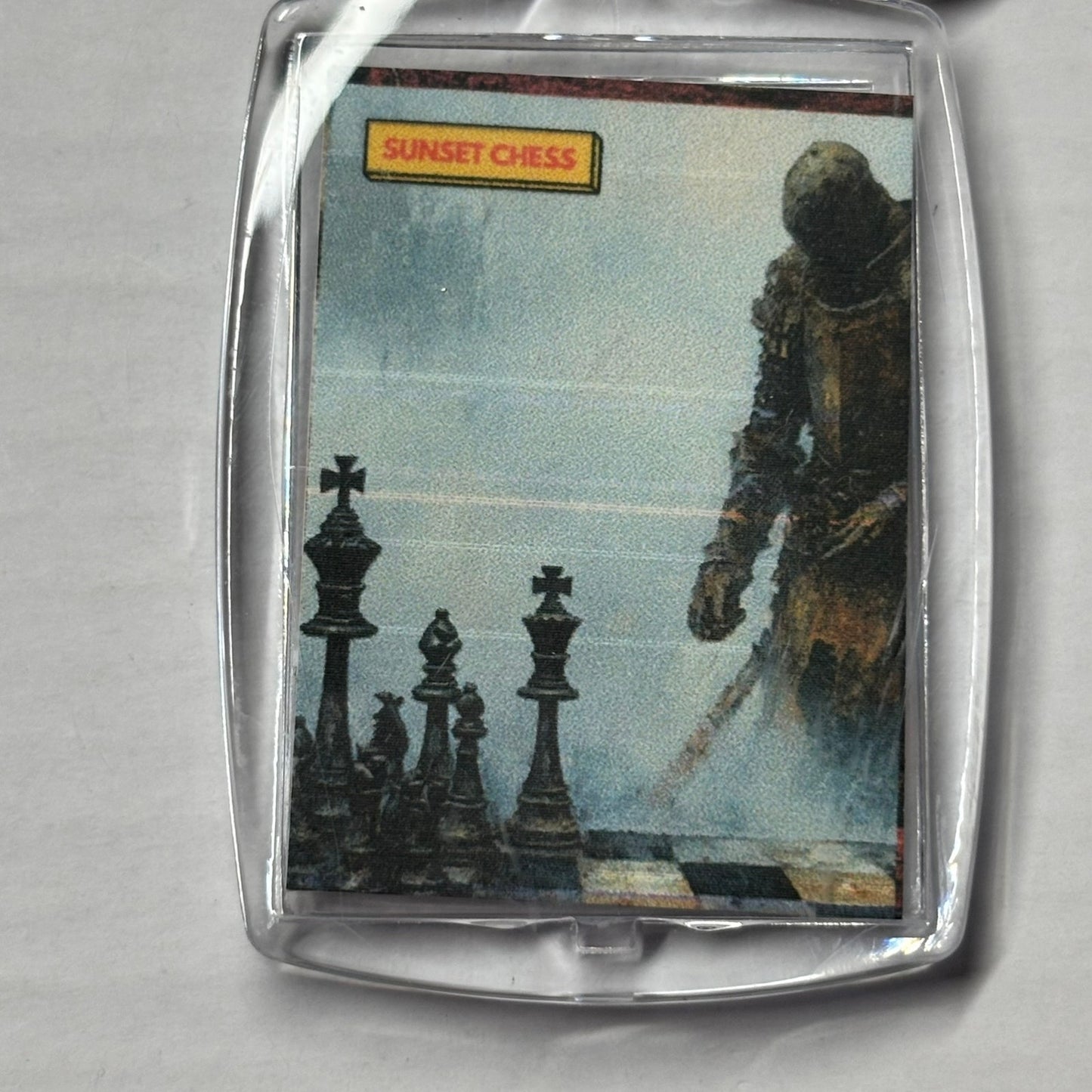 In The Fog - Chess  Photo Keychain