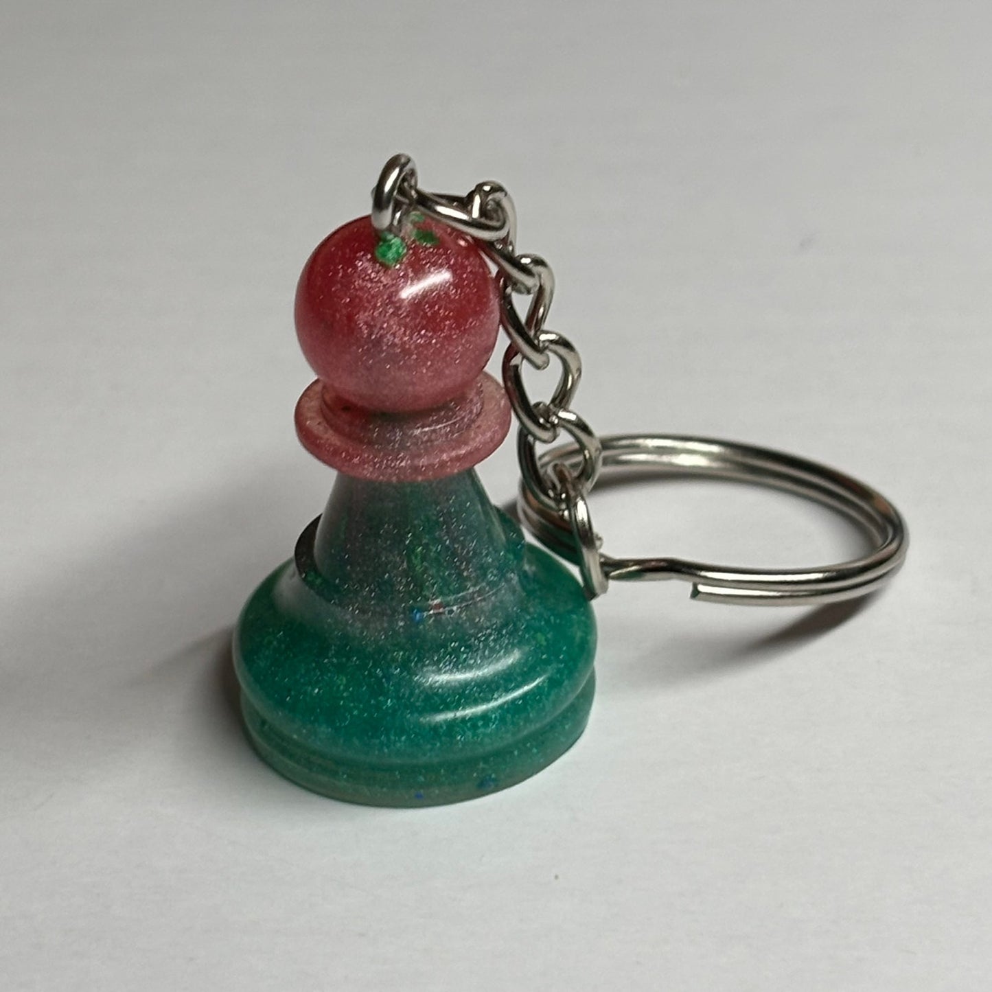 Tropical Vibes Pawn - Handmade Resin Keychain