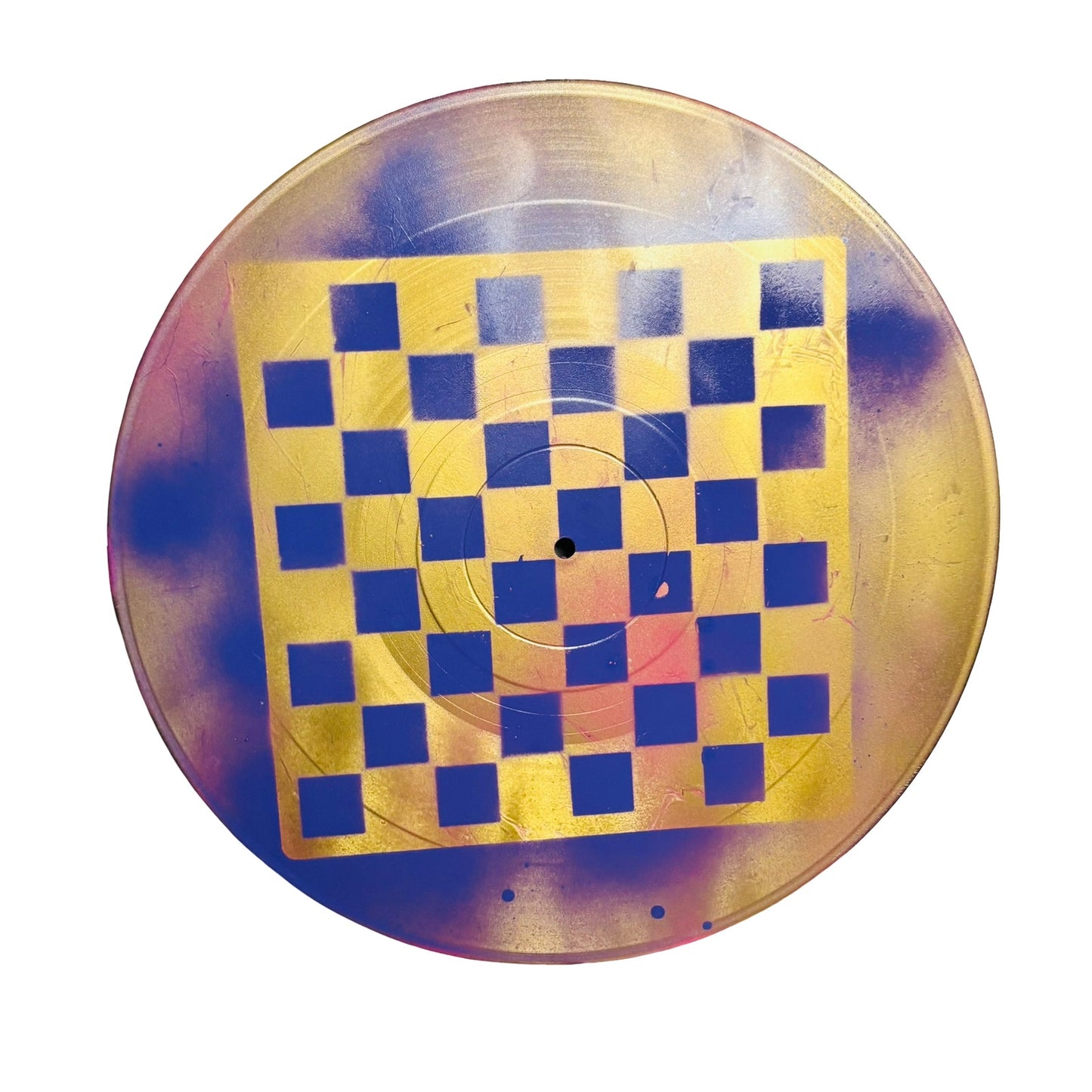 Purple & Gold - Vinyl Chess Board