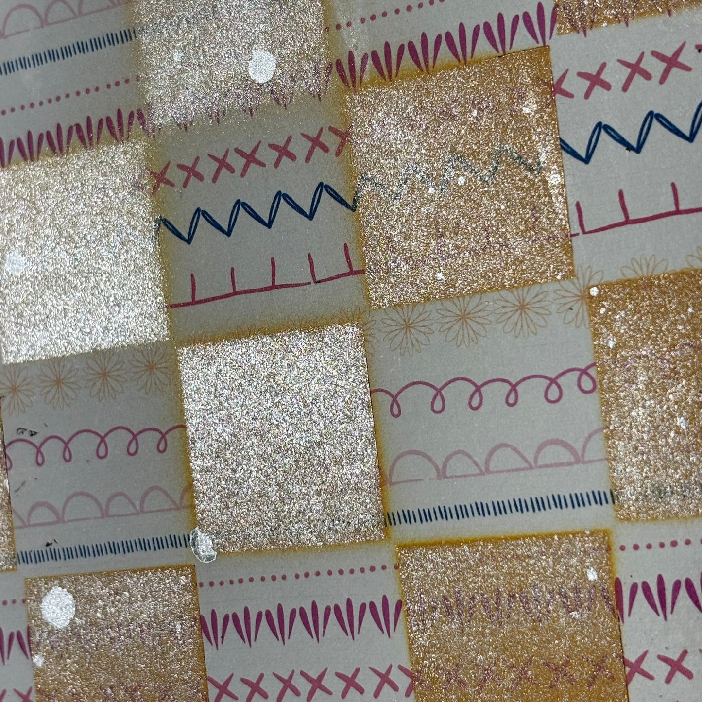 Sunset Yellow - Scrapbook Chess Board