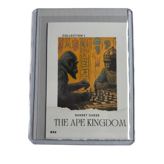 The Ape Kingdom Collection 1 Card #36 - Scrapbook Trading Card