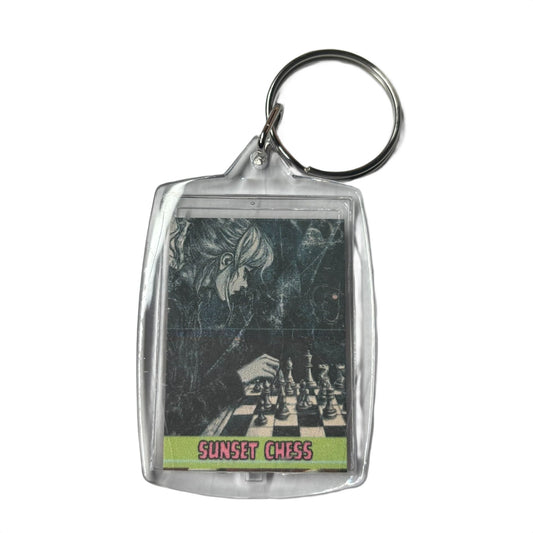 Dark Games - Chess  Photo Keychain