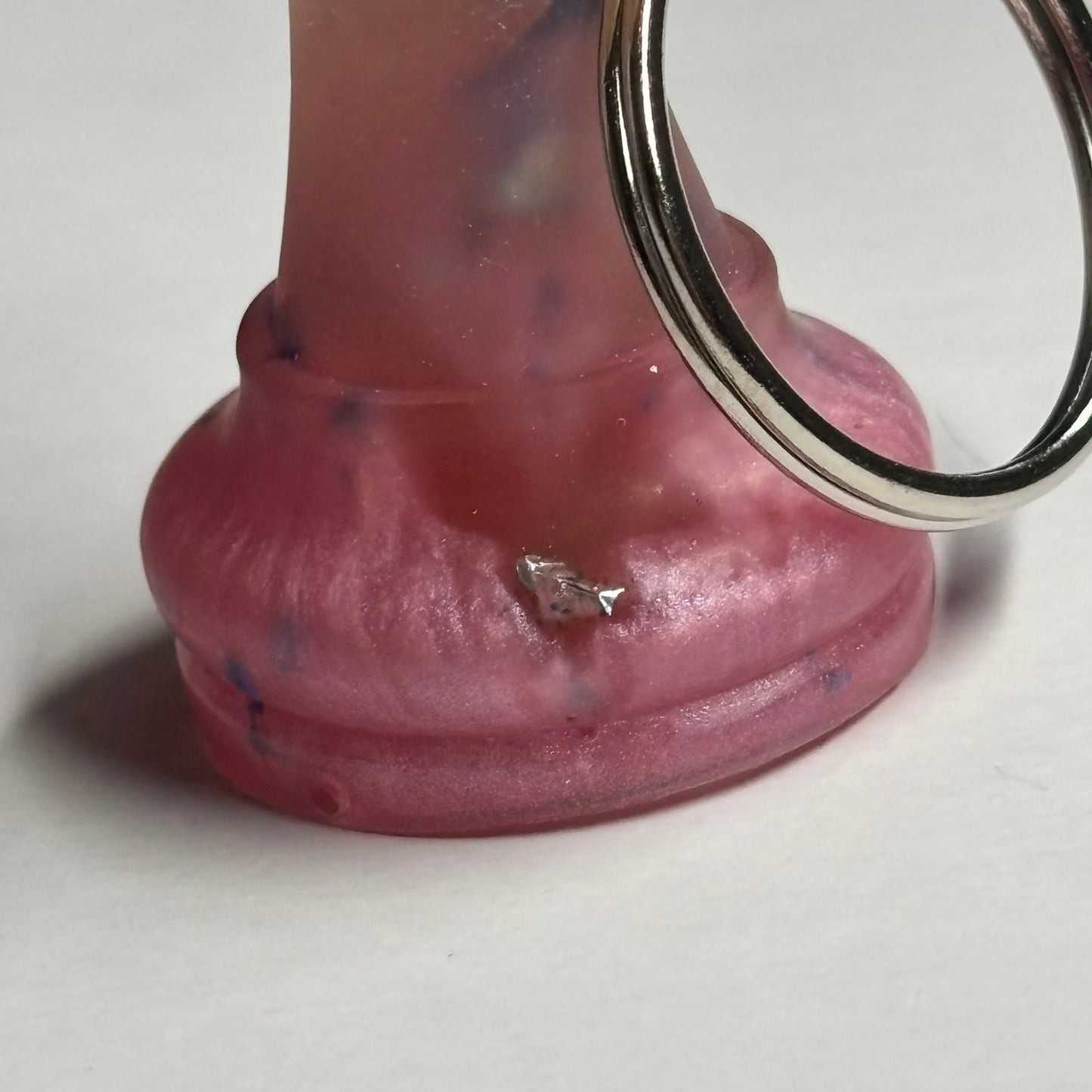 Pink Amber Mixed King - Handmade Resin Keychain