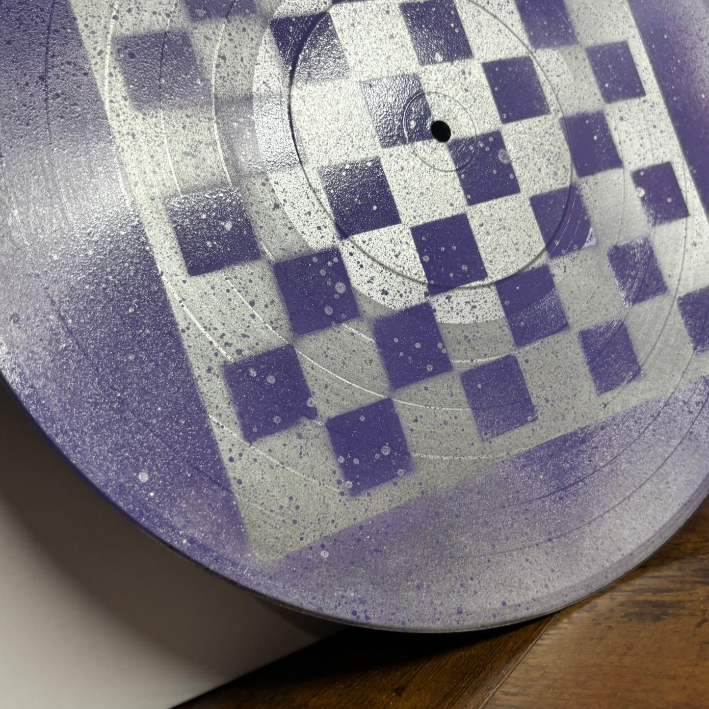 Purple Chrome - Vinyl Chess Board