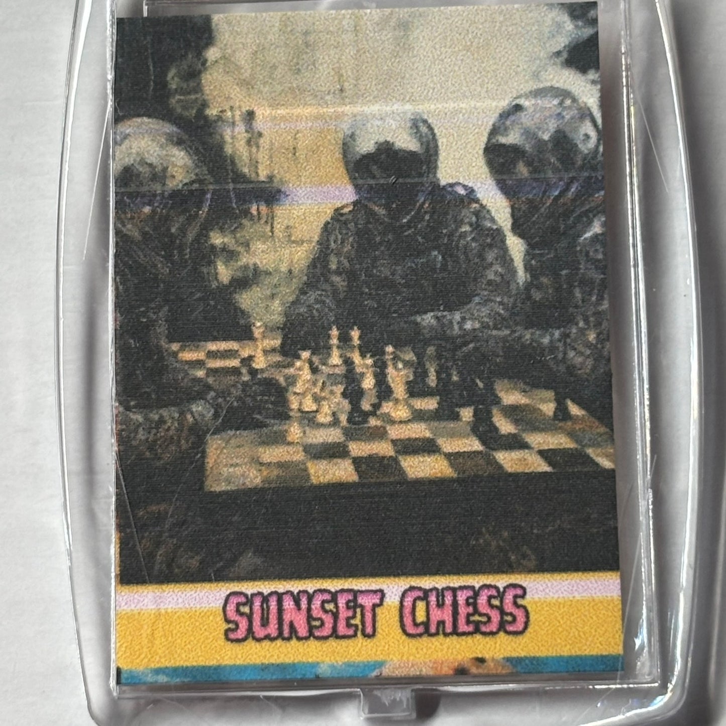 Mystery Men - Chess  Photo Keychain