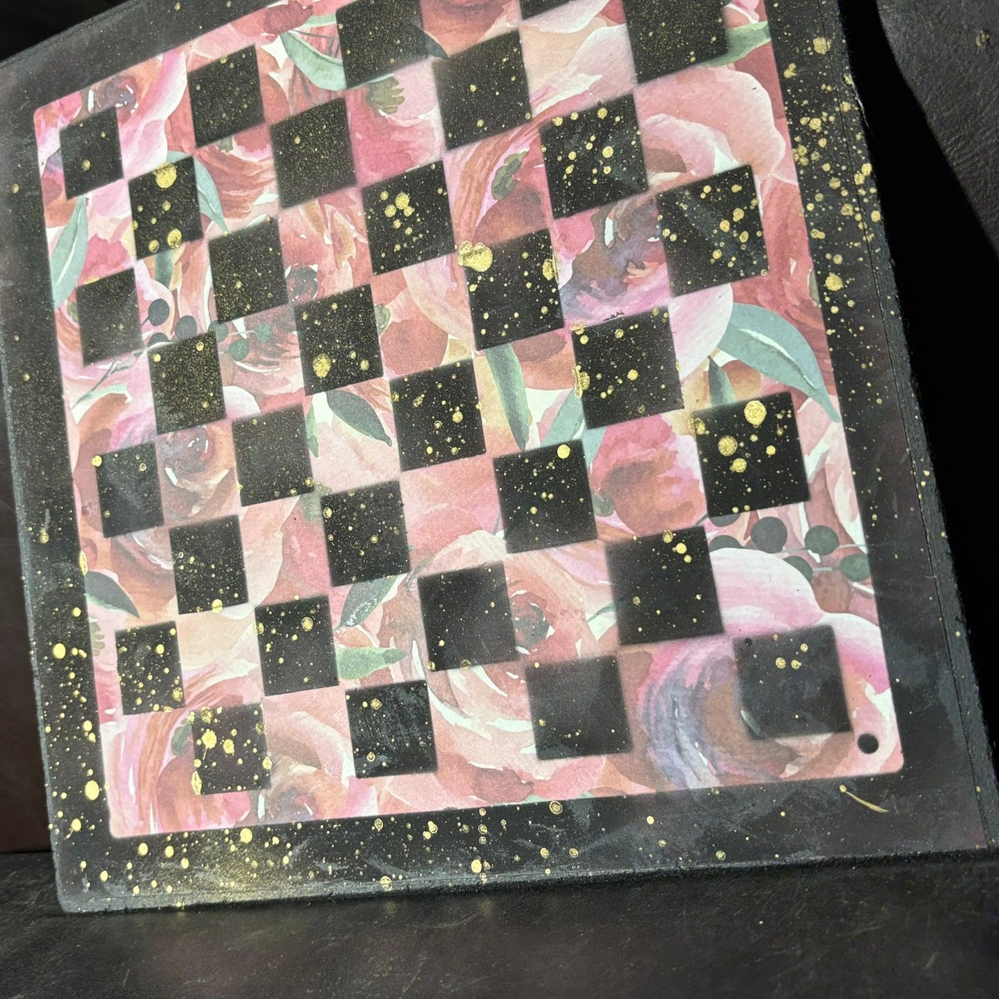 Rose Gold - Scrapbook Chess Board