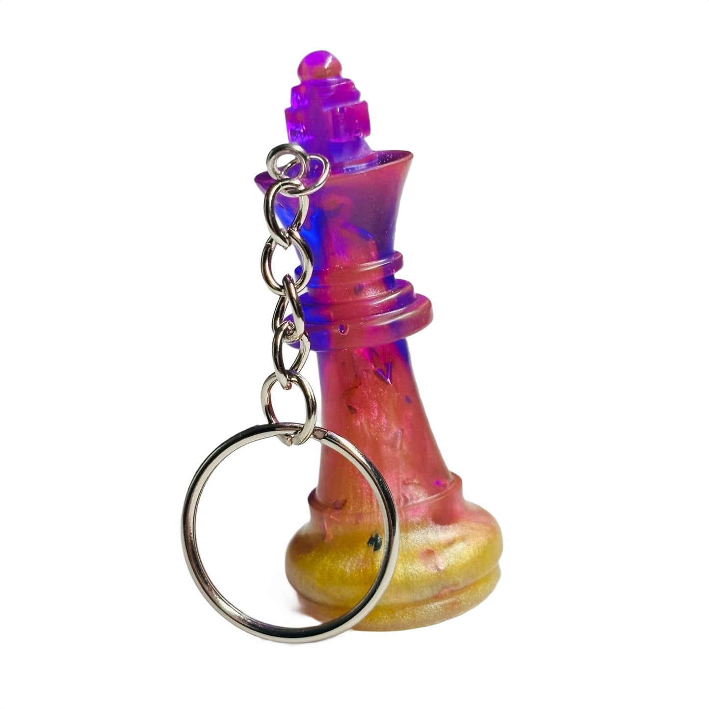 Vivid Purple King - Handmade Resin Keychain