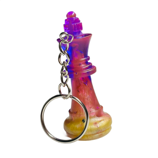 Vivid Purple King - Handmade Resin Keychain
