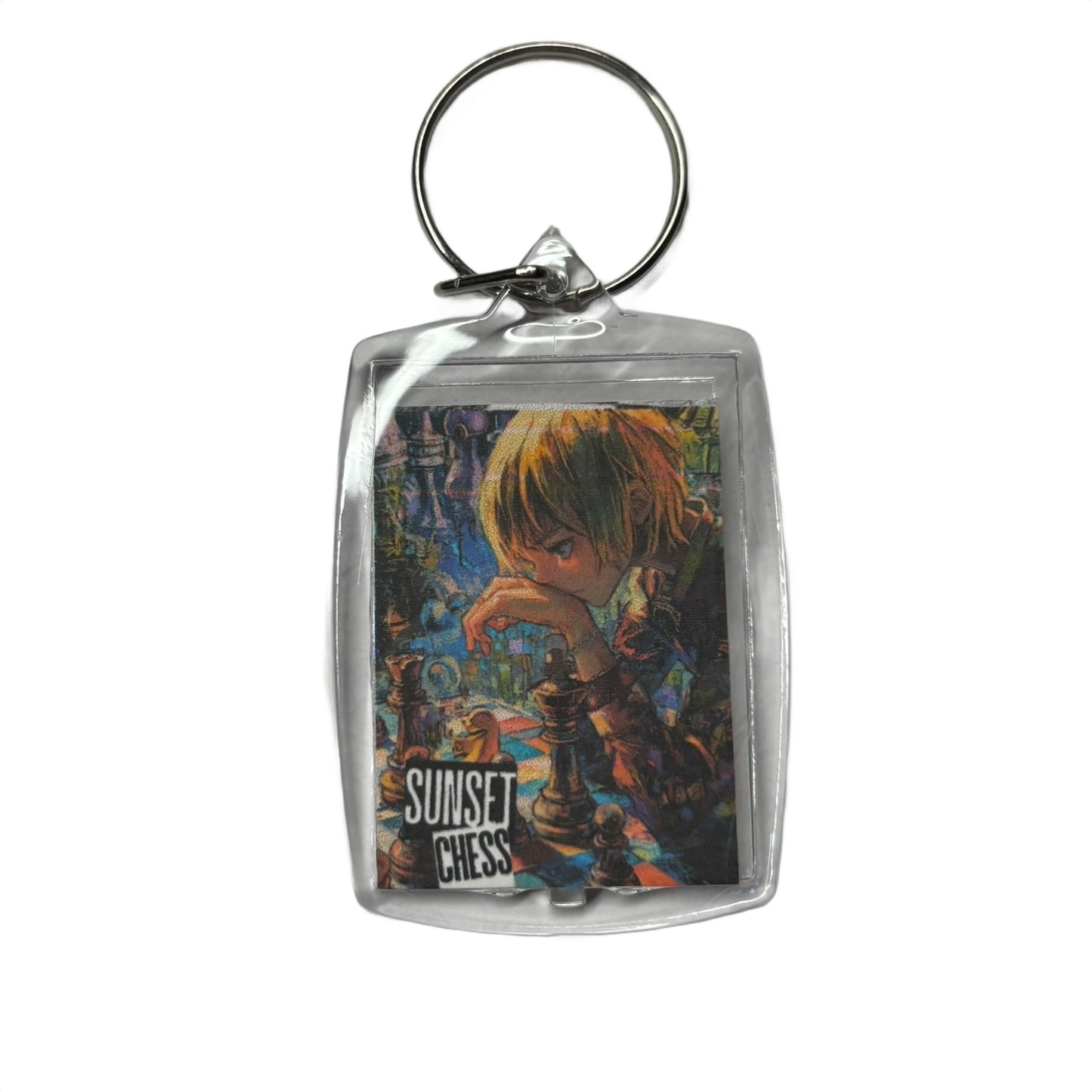 Cool Boy - Chess  Photo Keychain