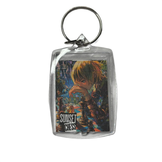 Cool Boy - Chess  Photo Keychain