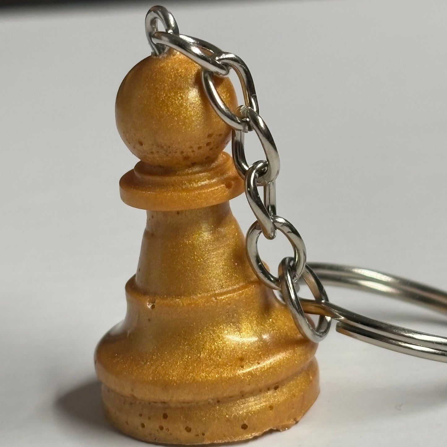 Royal Yellow Pawn - Handmade Resin Keychain