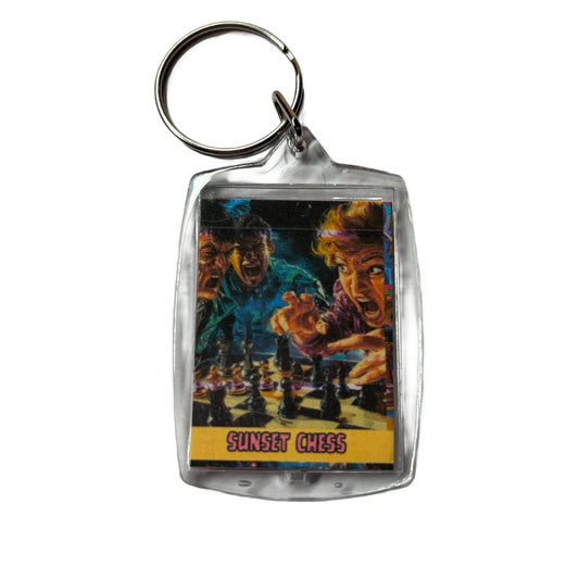 Yikes Move - Chess  Photo Keychain