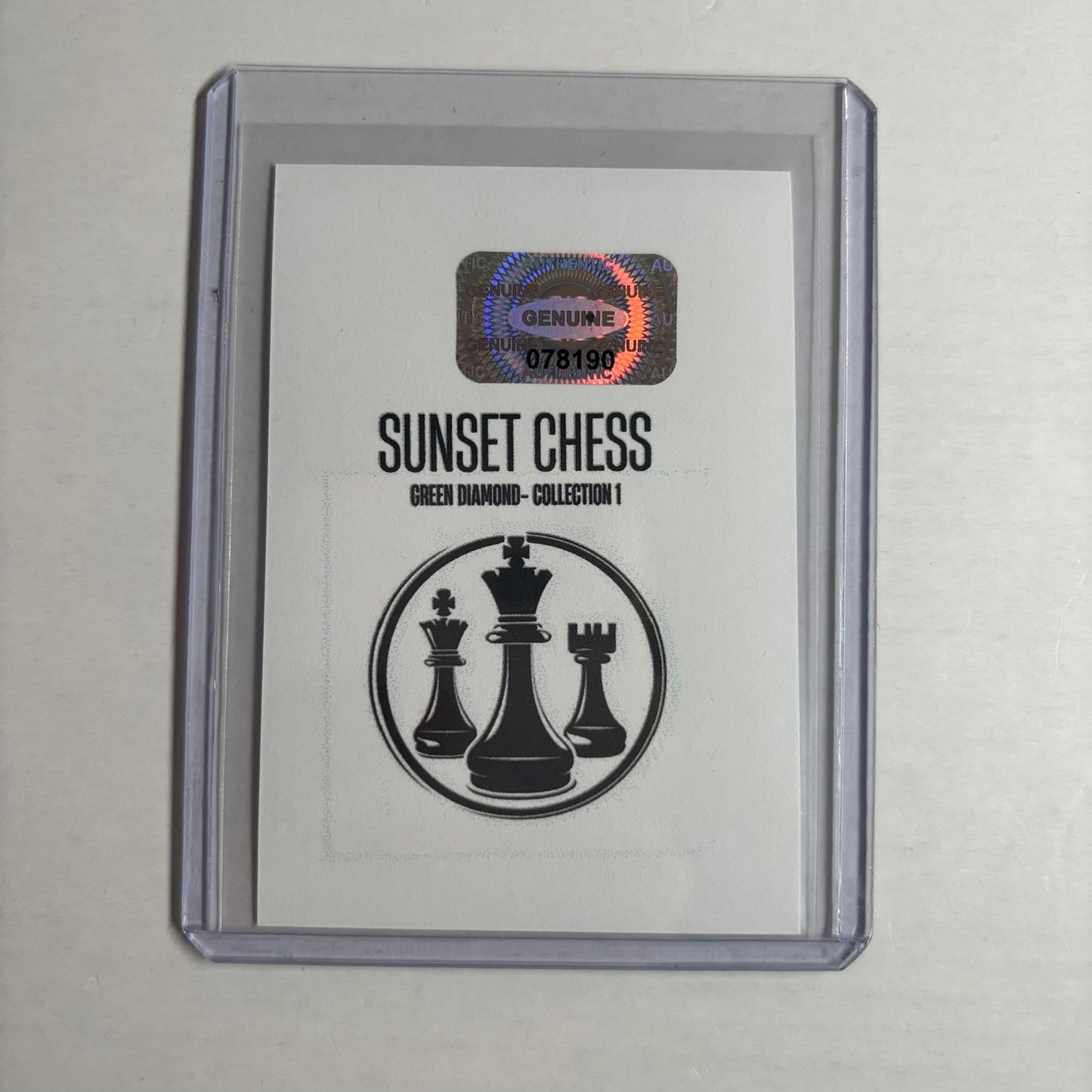 Green Diamond Collection 1 - Trading Card