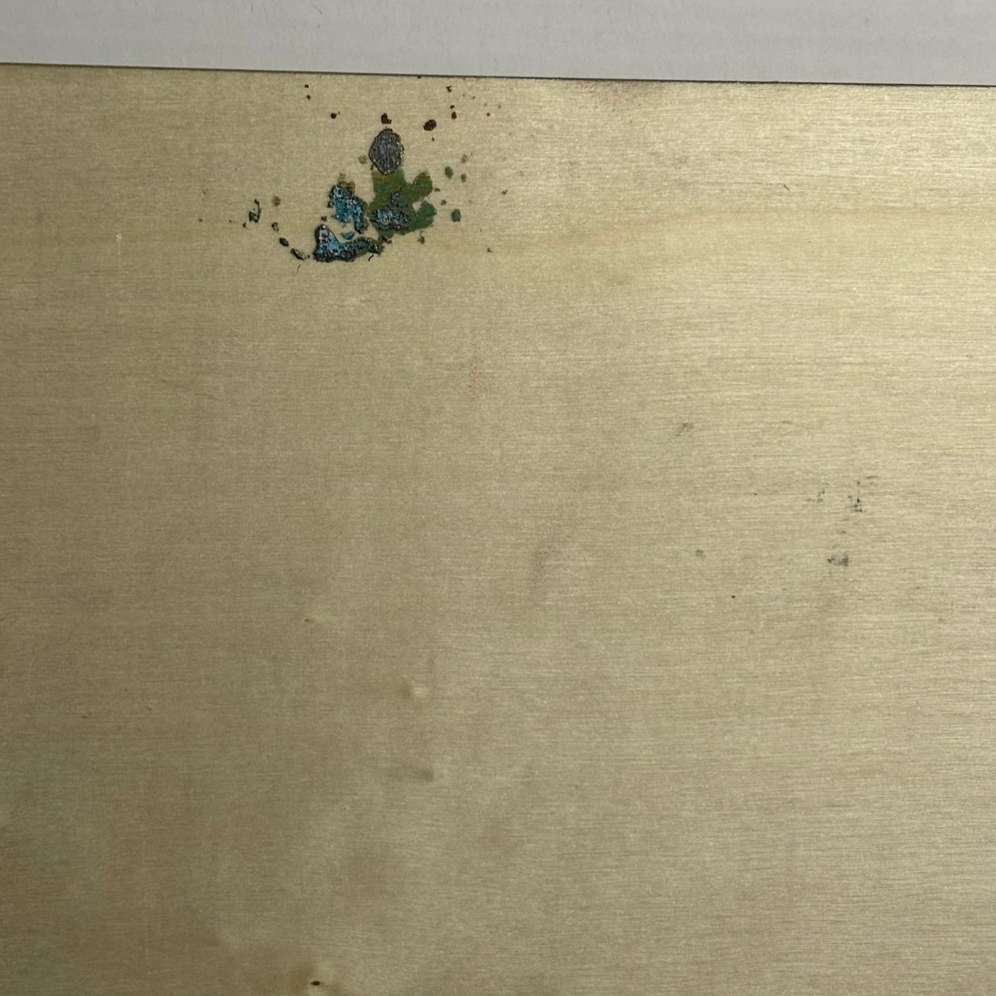 Golden Snow - Painted Thin Wooden Chess Board