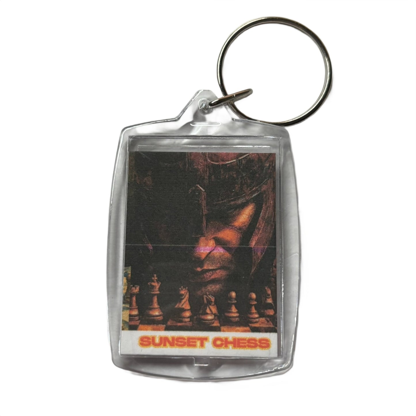 Red Spartan - Chess  Photo Keychain