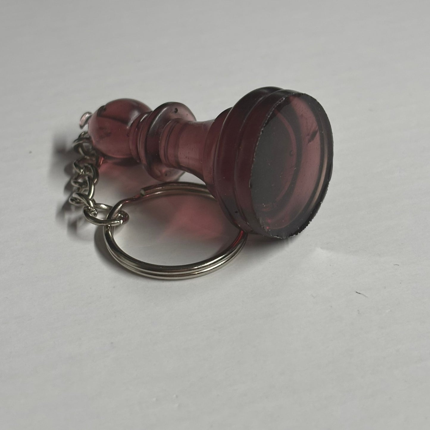 Royal Violet Red Bishop - Handmade Resin Keychain