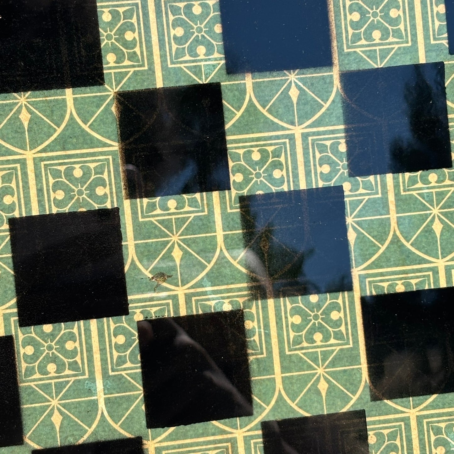 Green Royal - Resin Coated Chess Board