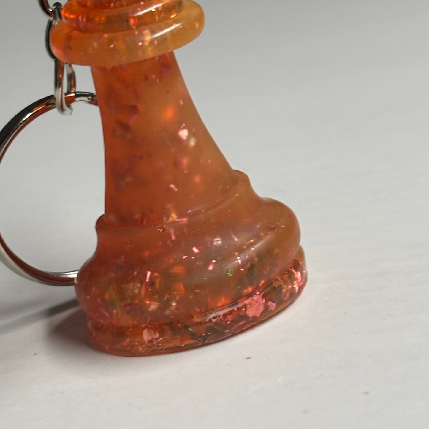 Orange  King - Handmade Resin Keychain