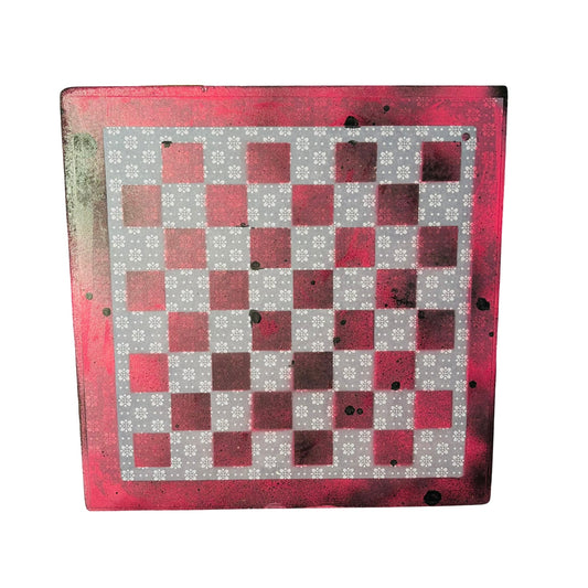Vintage Purple/Pink - Scrapbook Chess Board
