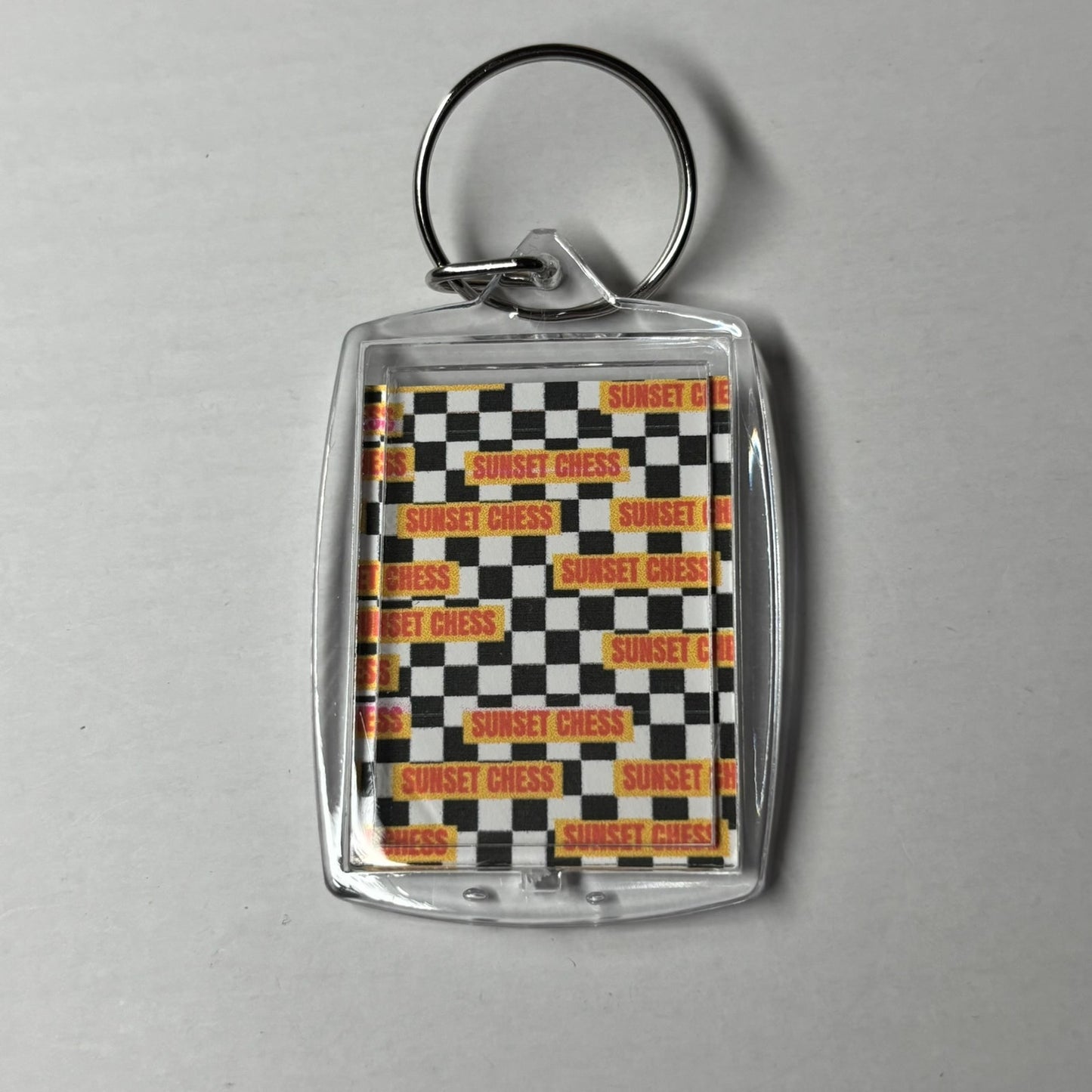The Mystic Brothers - Sunset Chess Photo Keychain