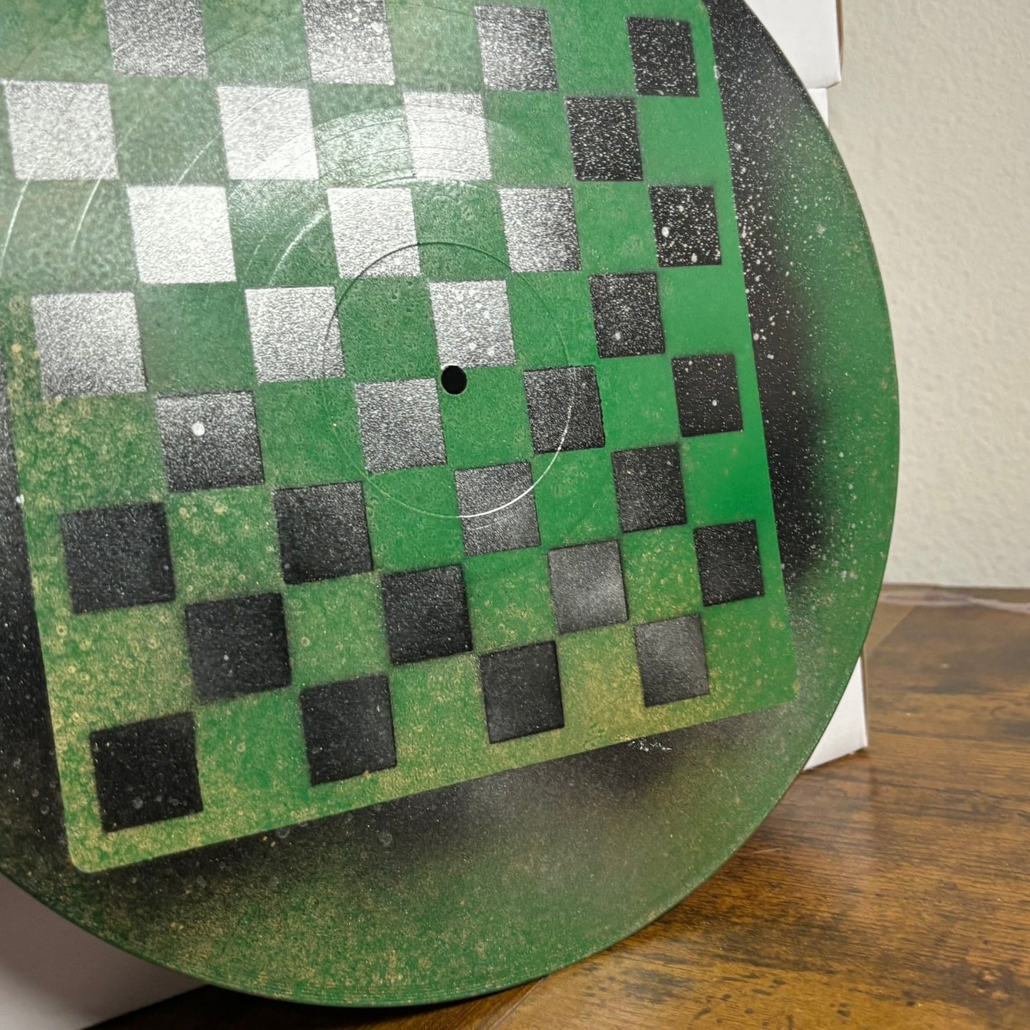 Deep Forest Green - Vinyl Chess Board