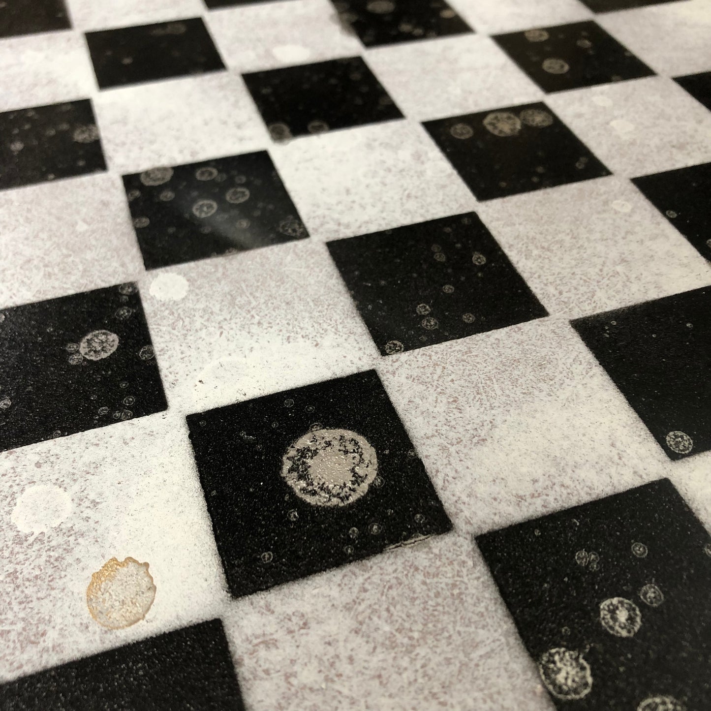 Gray Chrome - Painted Chess Set