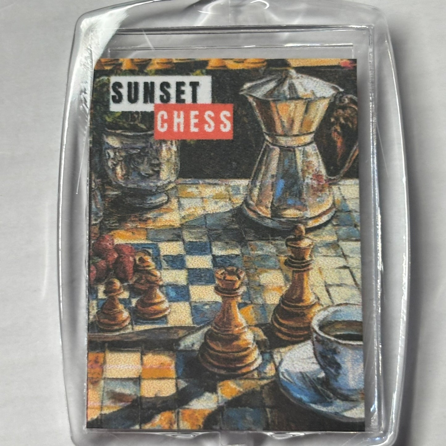 Meal Play - Chess  Photo Keychain